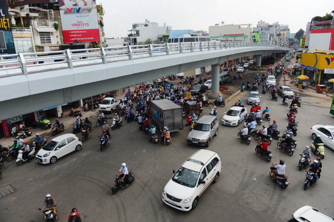 Nhánh từ đường Phạm Ngũ Lão ra Nguyễn Oanh được thông xe sẽ kéo giảm tình trạng ùn tắc giao thông tại khu vực ngã sáu Gò Vấp