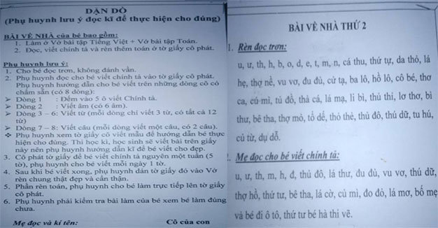 Hướng dẫn đọc cho bé viết chính tả lớp 2