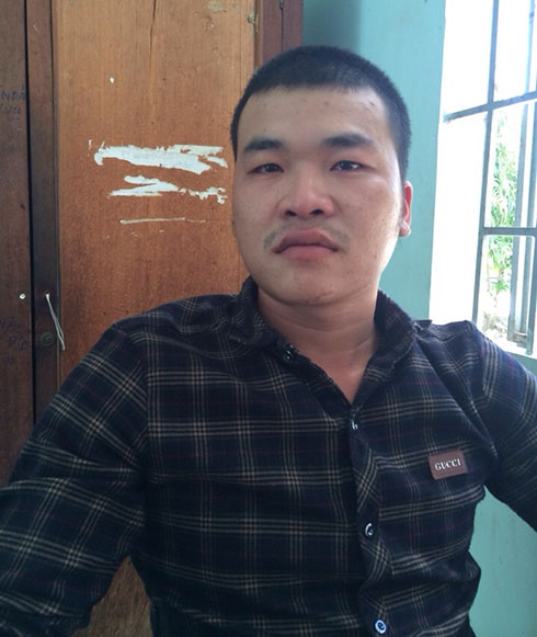 Nghi can Nguyễn Hoài Nam tại cơ quan điều tra - Ảnh: Hoài Thương