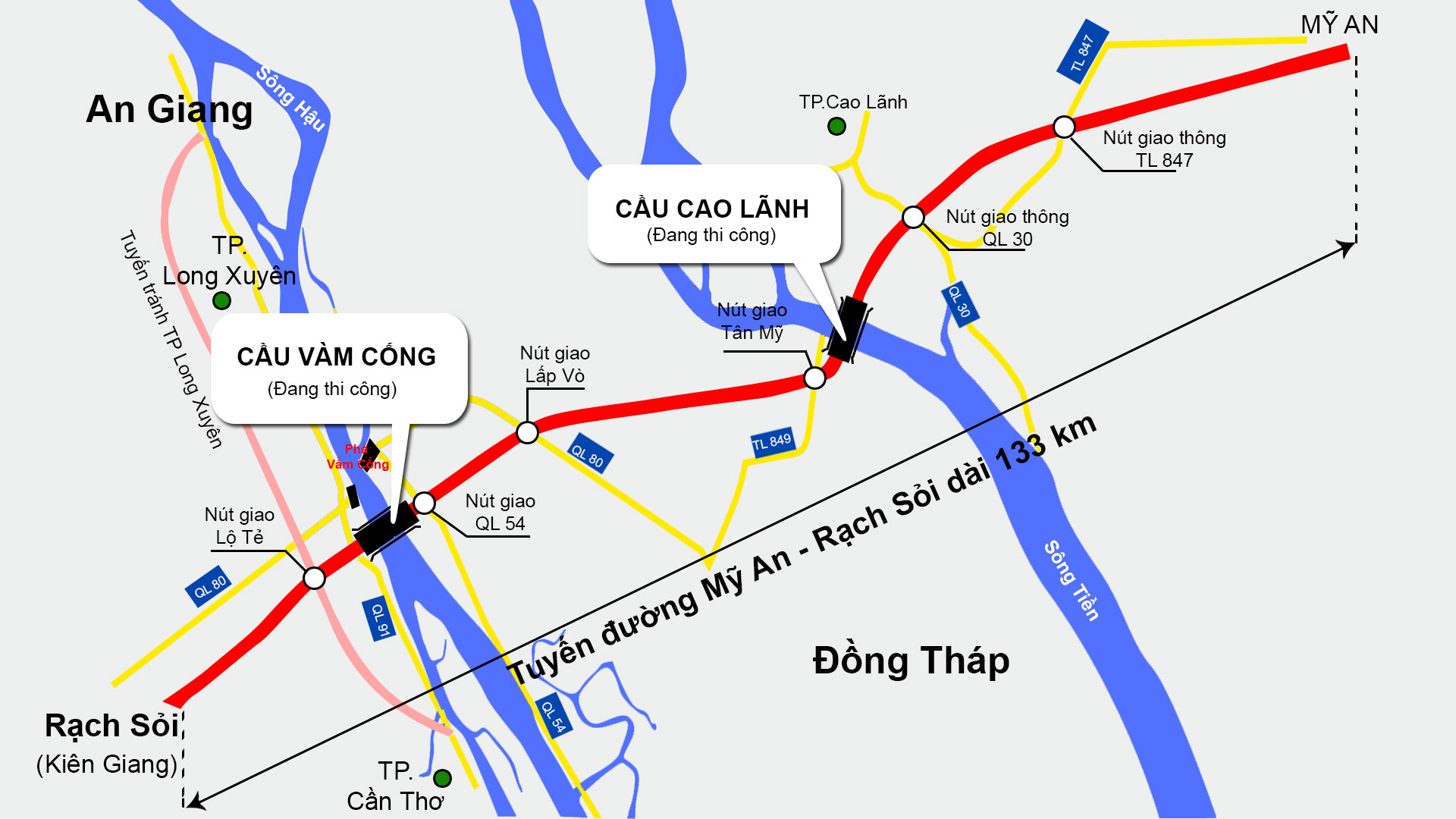 Tuyến cao tốc Bắc - Nam phía tây (updated to 2024):
Tuyến cao tốc Bắc - Nam phía tây sẽ được đưa vào sử dụng vào năm 2024, đi qua các địa phương của Việt Nam từ phía Tây sang phía Đông. Tuyến đường này sẽ tạo ra sự kết nối thông suốt giữa các khu vực, giúp cho giao thương, vận tải và kinh tế phát triển hơn nữa. Với đường cao tốc này, du khách sẽ có dịp khám phá nhiều danh thắng và cảnh đẹp Việt Nam.