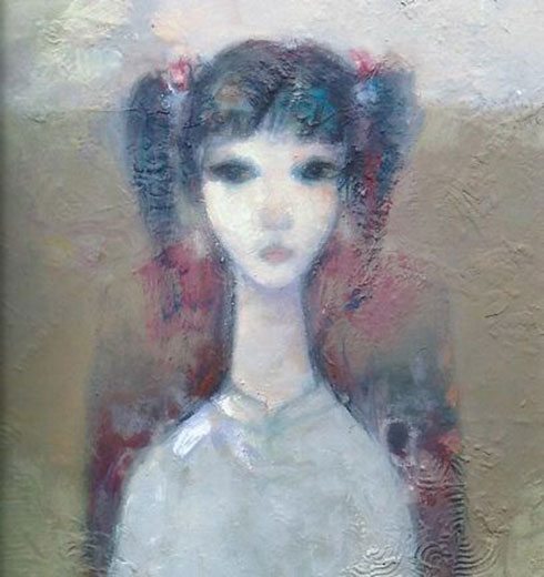 Tuổi biết buồn, sơn dầu của Trịnh Thanh Tùng