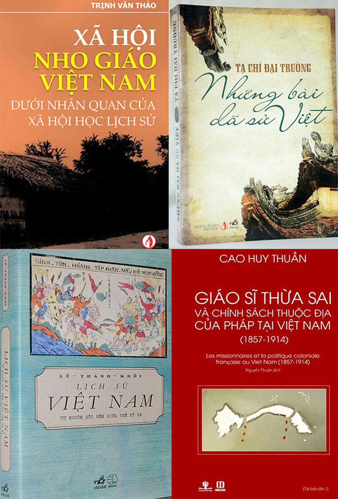 Một số công trình học thuật của người Việt ở nước ngoài đã được xuất bản tại Việt Nam Ảnh: Q.Định - V.V.Tuân