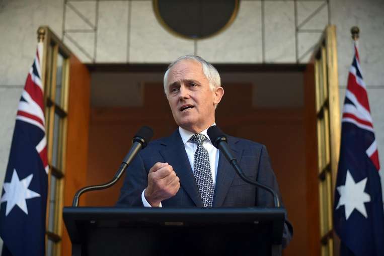 Thủ tướng Úc Malcolm Turnbull  - ảnh: Reuters