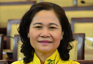 Bà Nguyễn Thị Lệ, Phó Ban thường trực Ban Dân vận Thành ủy,  1 trong 15 Ủy viên Ban thường vụ Thành Ủy TP. HCM khóa X