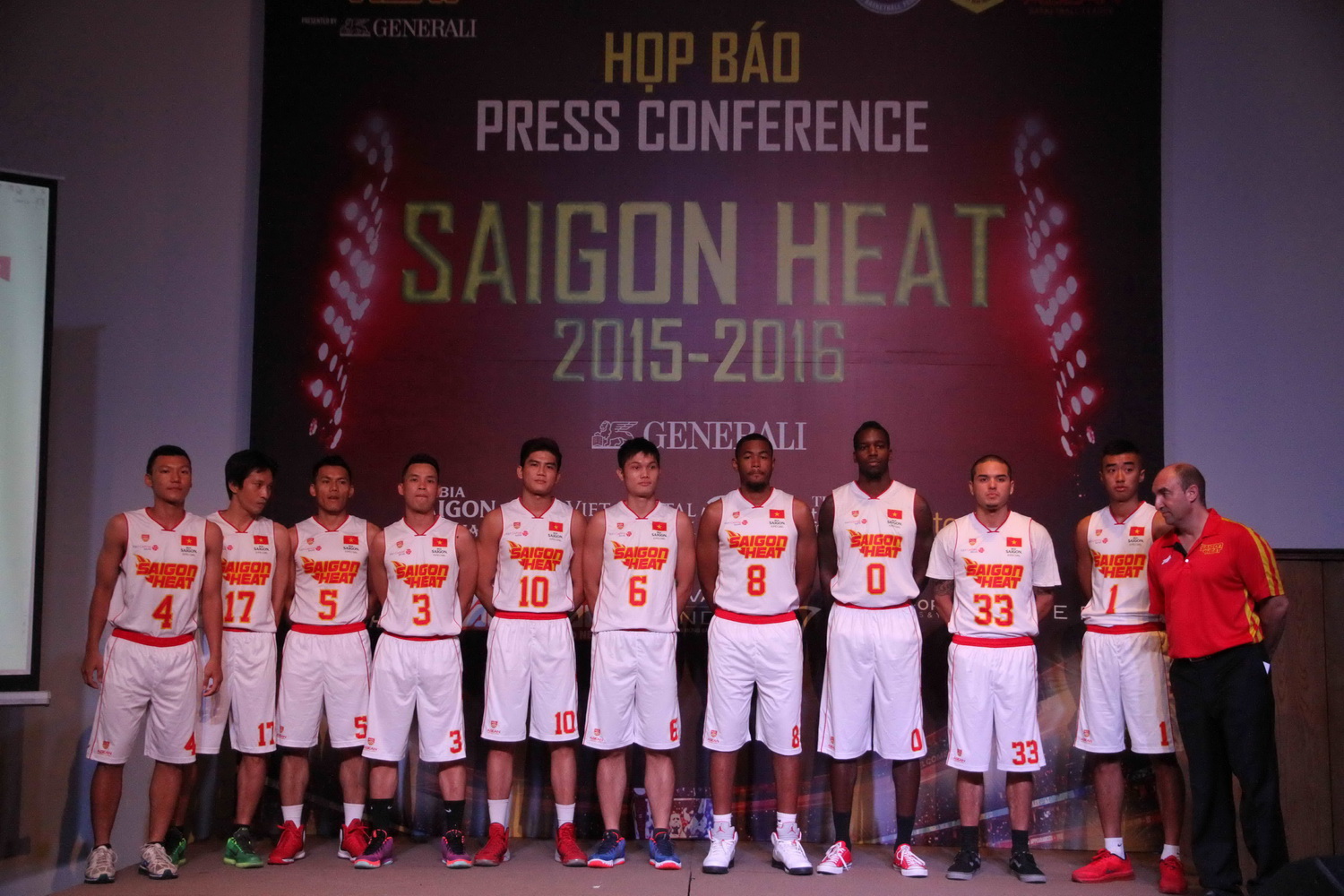 Sẽ có nhiều cầu thủ nội thi đấu trong đội hình  Saigon Heat tại ABL 2015-16. Ảnh T.P