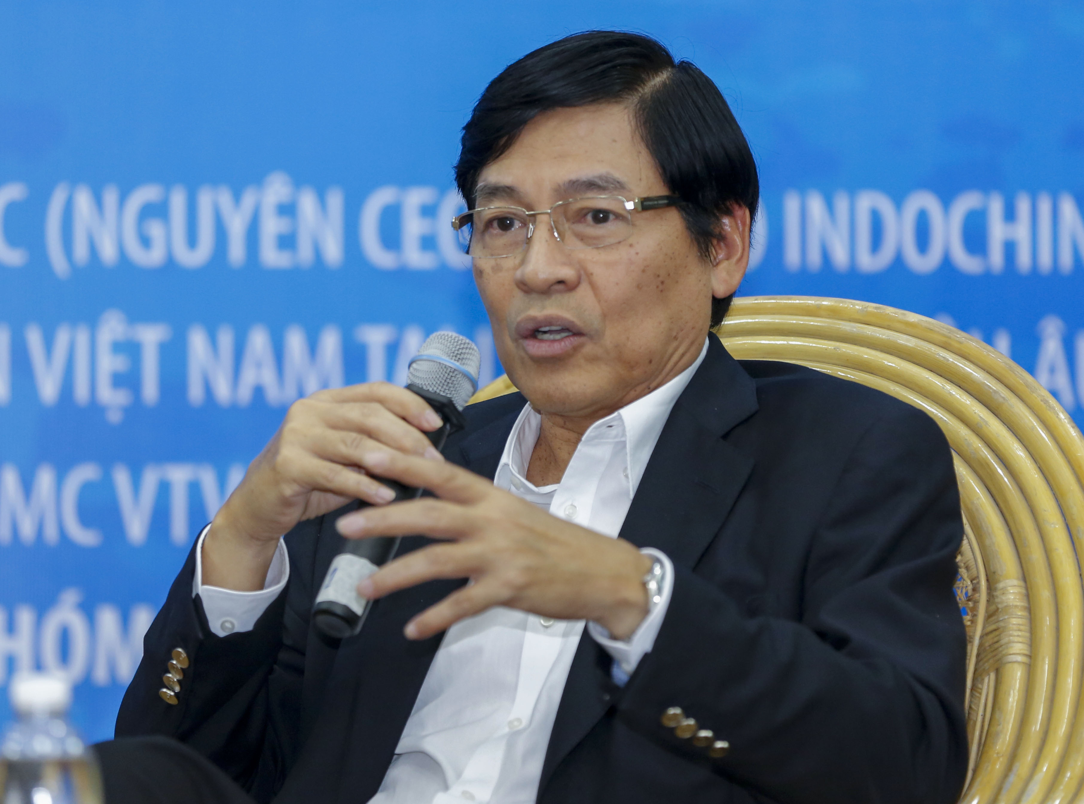 Ông Phạm Phú Ngọc Trai tâm sự về thành công, thất bại của mình trong kinh doanh - Ảnh: Việt Dũng