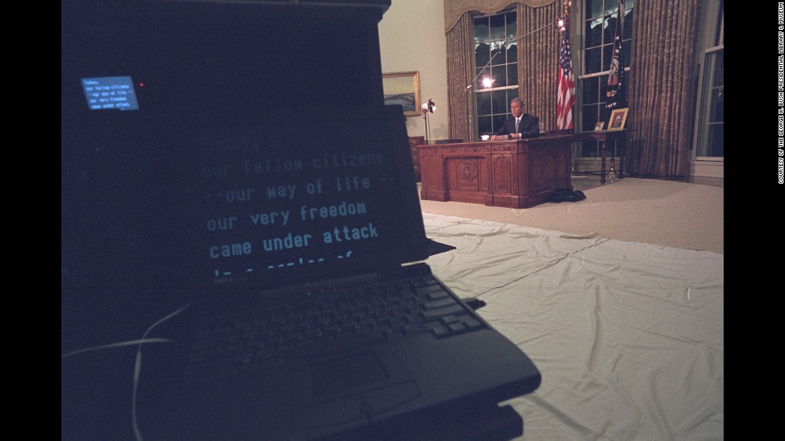Ông Bush đọc bài diễn văn trước toàn dân sau vụ khủng bố 11-9