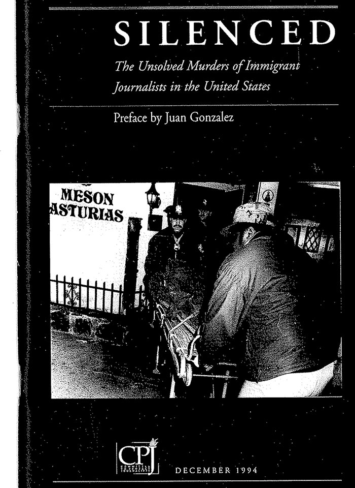 Báo cáo của CPJ thực hiện năm 1994 về các nhà báo nhập cư bị sát hại tại Mỹ