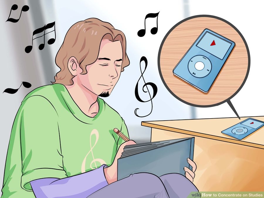 Tìm hiểu xem âm nhạc có giúp bản thân tập trung hơn hay không? - Ảnh: WikiHow