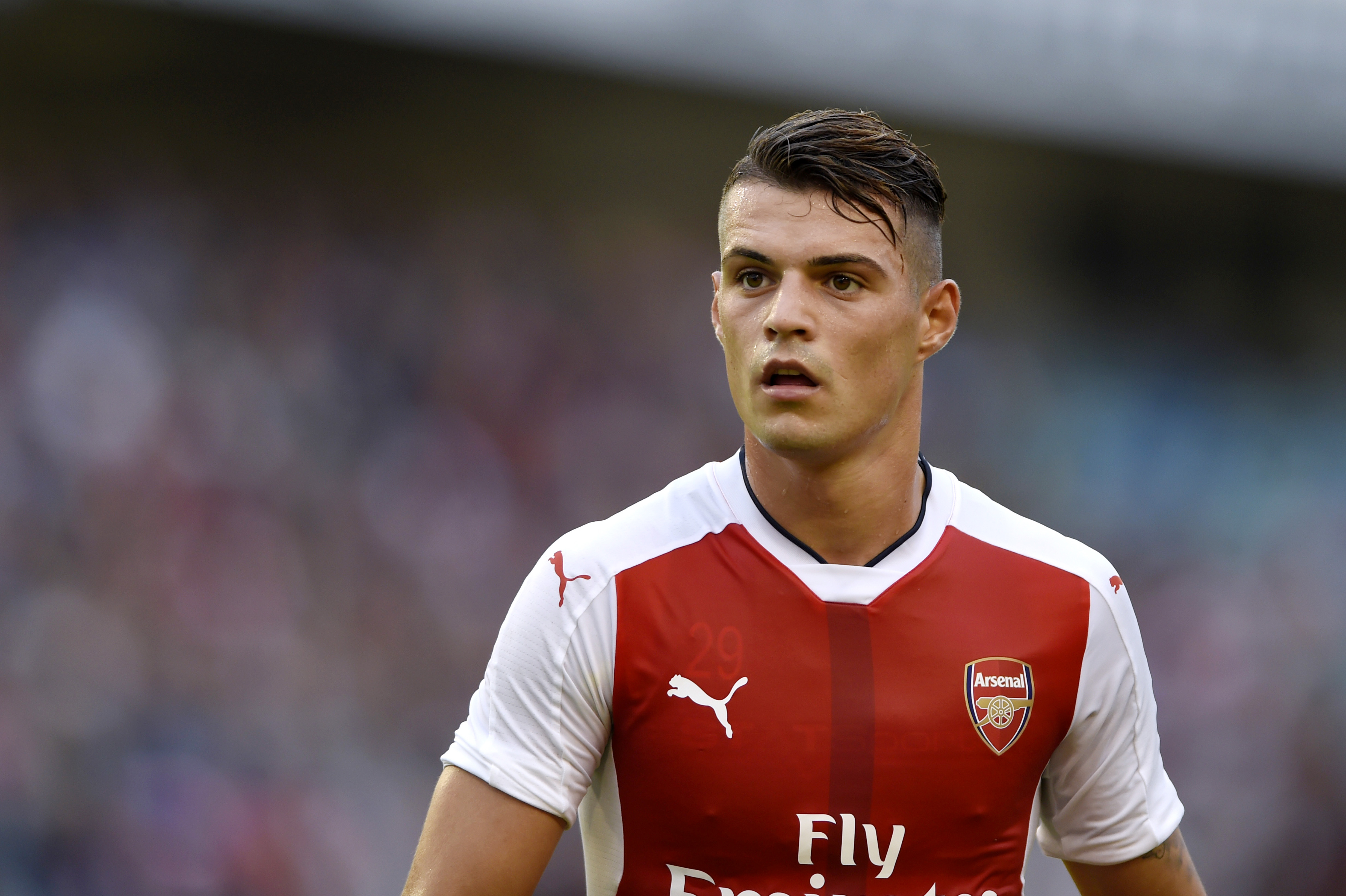 Bản hợp đồng đắt giá Granit Xhaka sẽ nâng bước Arsenal ở mùa này? Ảnh: REUTERS