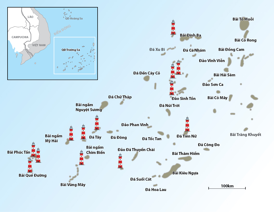 Nguồn: Công ty Bảo đảm an toàn hàng hải Biển Đông và Hải đảo - Đồ Họa: N.KH