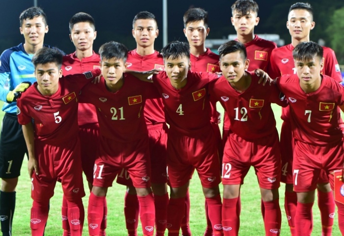 Đội U-16 VN tham dự Giải U-16 châu Á 2016. Ảnh: AFC