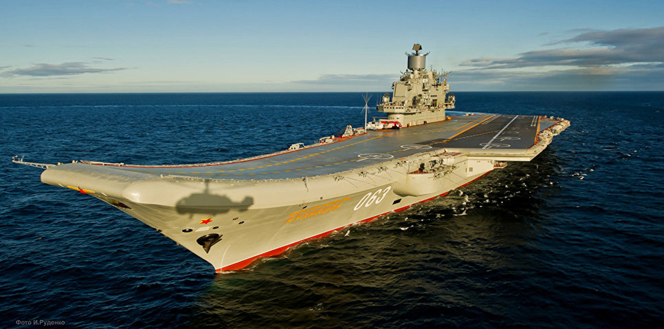 Hàng không mẫu hạm “Đô đốc Kuznetssov” - ảnh: RIA