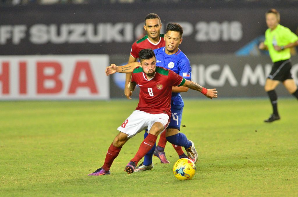 Tiền vệ trung tâm Stefano Lilipaly (8) sẽ là mối đe dọa của tuyển VN ở vòng bán kết. Ảnh: AFF