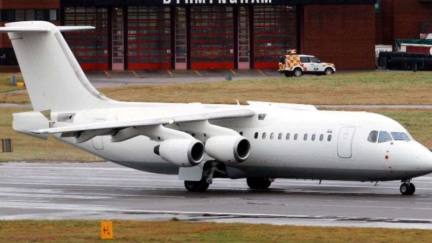 Một mẫu máy bay BAE 146 tương tự với chiếc gặp nạn ở Colombia - ảnh: AP