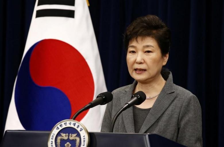 Tổng thống Hàn Quốc Park Geun-hye - ảnh: Reuters