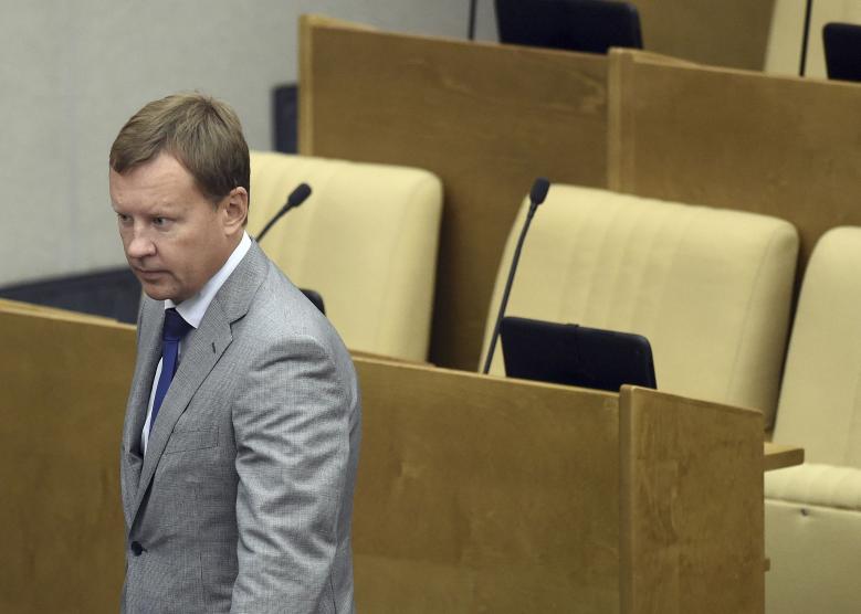 Cựu nghị sĩ Nga Denis Voronenkov tại một cuộc họp của Hạ viện Nga (Duma Quốc gia) năm 2015 - Ảnh: REUTERS