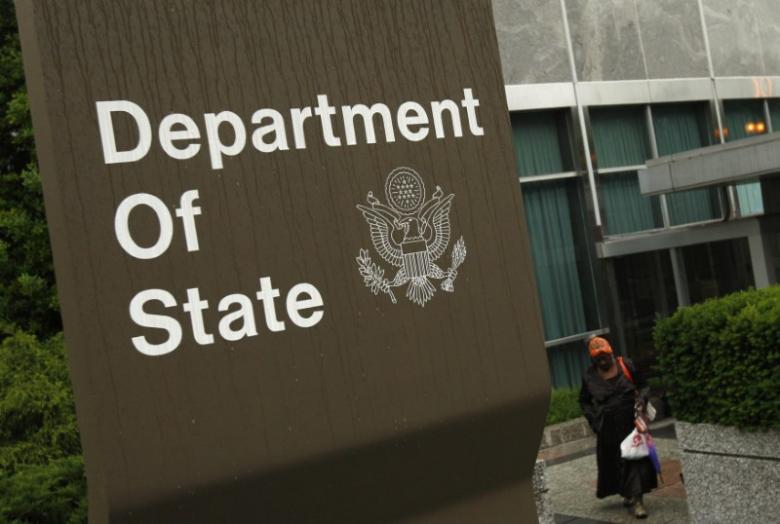 Tòa nhà Bộ Ngoại giao Mỹ tại Washington - Ảnh: Reuters