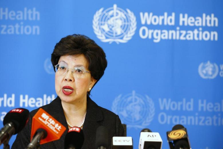 26052017-chan-reuters: Tổng giám đốc WHO Margaret Chan phát biểu tại một cuộc họp của ủy ban khẩn cấp về Ebola ở Geneva (Thụy Sĩ) - Ảnh: Reuters