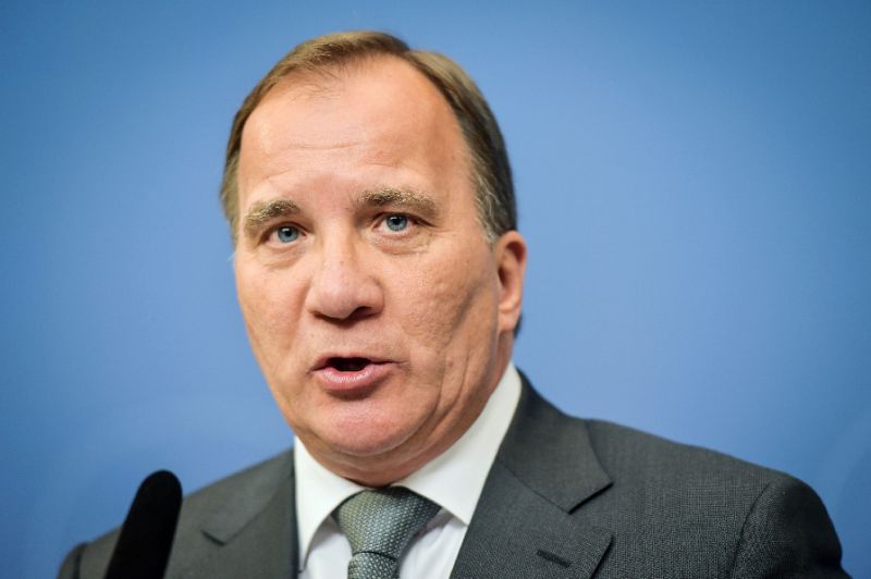 Thủ tướng Thuỵ Điển Stefan Lofven - Ảnh: AFP