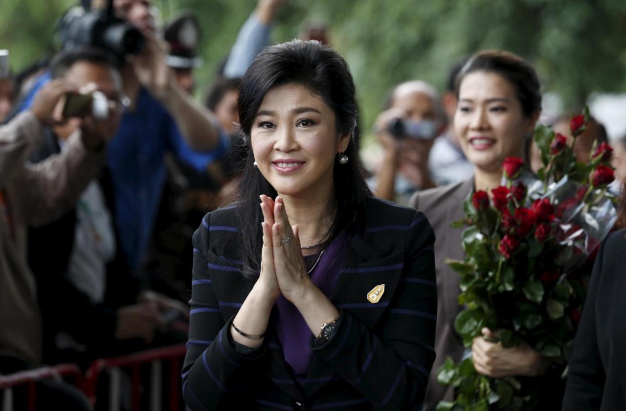 Cựu thủ tướng Thái Lan Yingluck Shinawatra - Ảnh: reuters