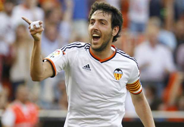 Daniel Parejo - tác giả bàn mở tỉ số cho Valencia. Ảnh: GETTY IMAGES