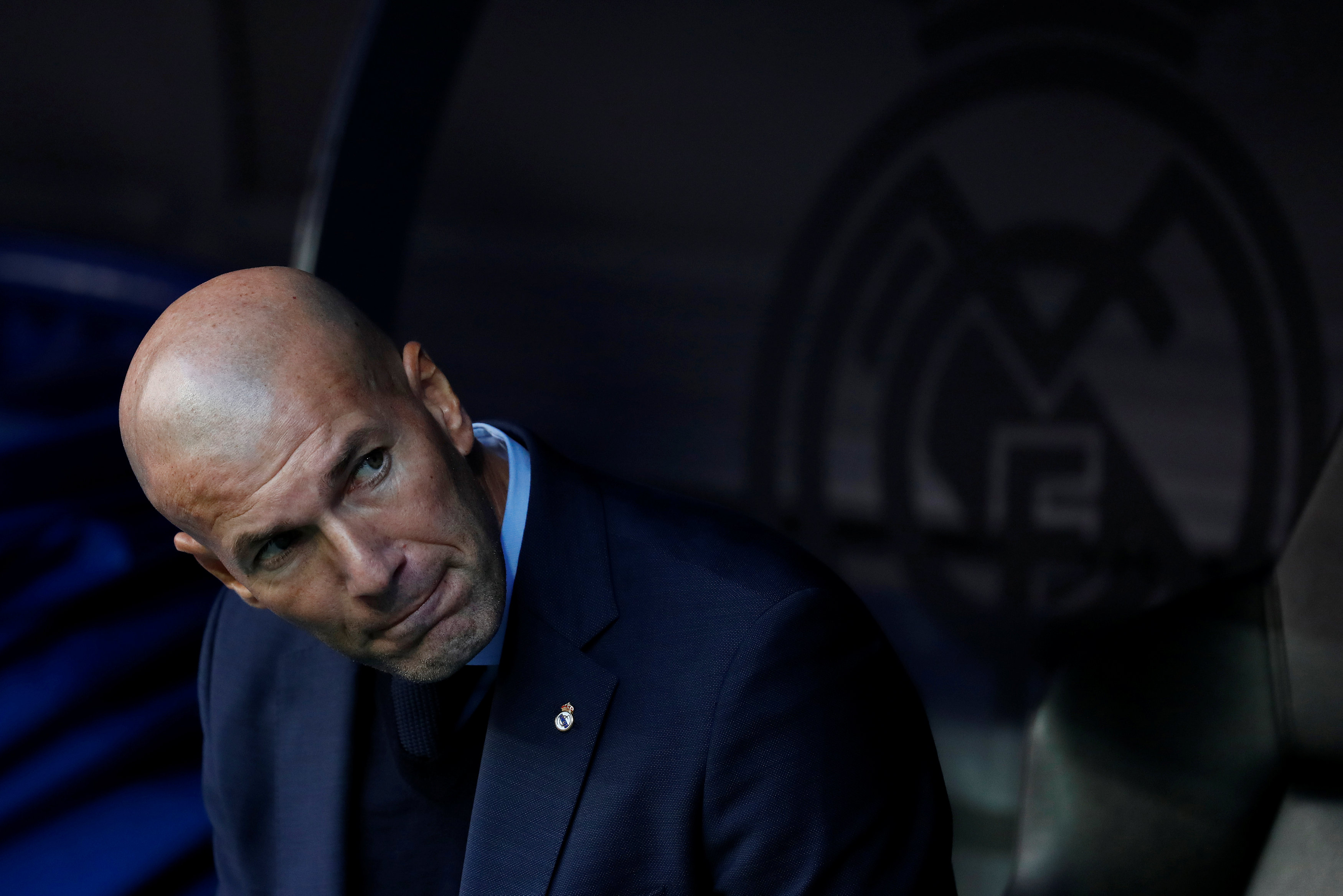 HLV Zidane đang gặp rất nhiều khó khăn cùng Real Madrid. Ảnh: REUTERS