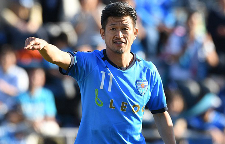 Lão tướng Miura đã gia hạn hợp đồng thêm 1 năm với Yokohama. Ảnh: GETTY IMAGES