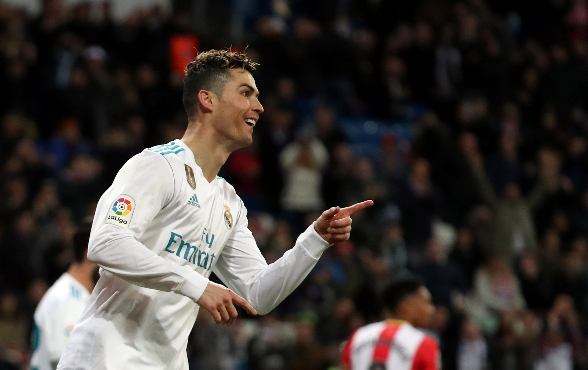 Ronaldo được HLV Zidane cho nghỉ dưỡng sức trong trận đấu với Las Palmas. Ảnh: REUTERS