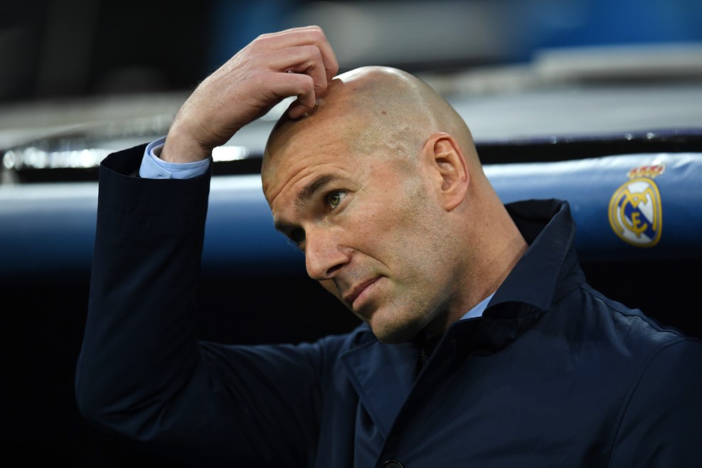 HLV Zidane thừa nhận R.M đã có một trận đấu không tốt. Ảnh: GETTY IMAGES